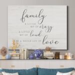 Little Bit of Family – Wrapped Canvas Print - Chic Decora