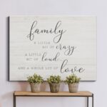 Little Bit of Family – Wrapped Canvas Print - Chic Decora