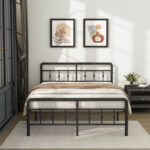 Lizar Metal Open-Frame Storage Bed - Chic Decora