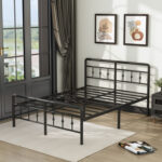 Lizar Metal Open-Frame Storage Bed - Chic Decora