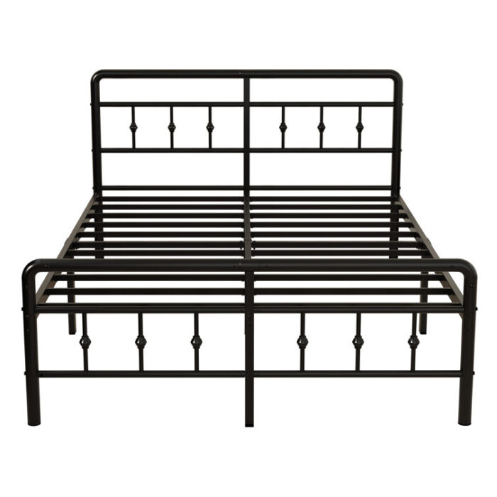 Lizar Metal Open-Frame Storage Bed - Chic Decora