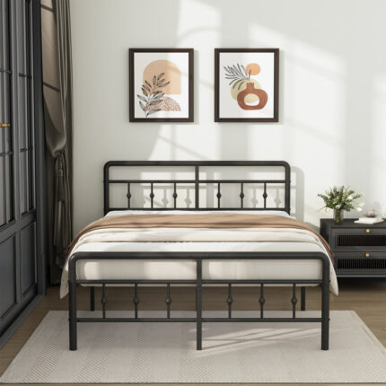 Zaha Metal Slat Bed - Chic Decora