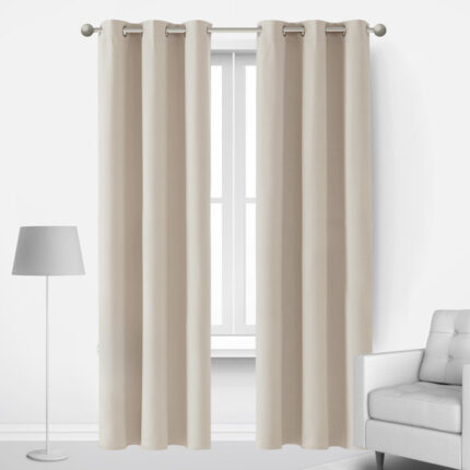 Tanisha Polyester Sheer Curtain Pair (Set of 2) - Chic Decora