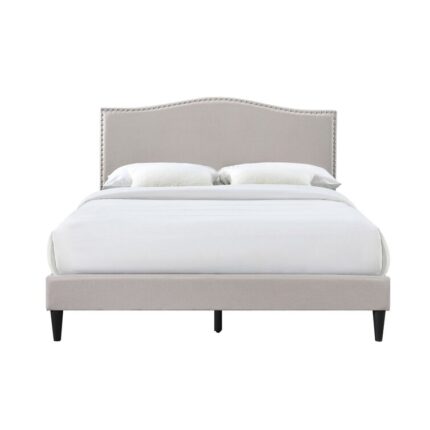 Longmeadow Upholstered Platform Bed - Chic Decora