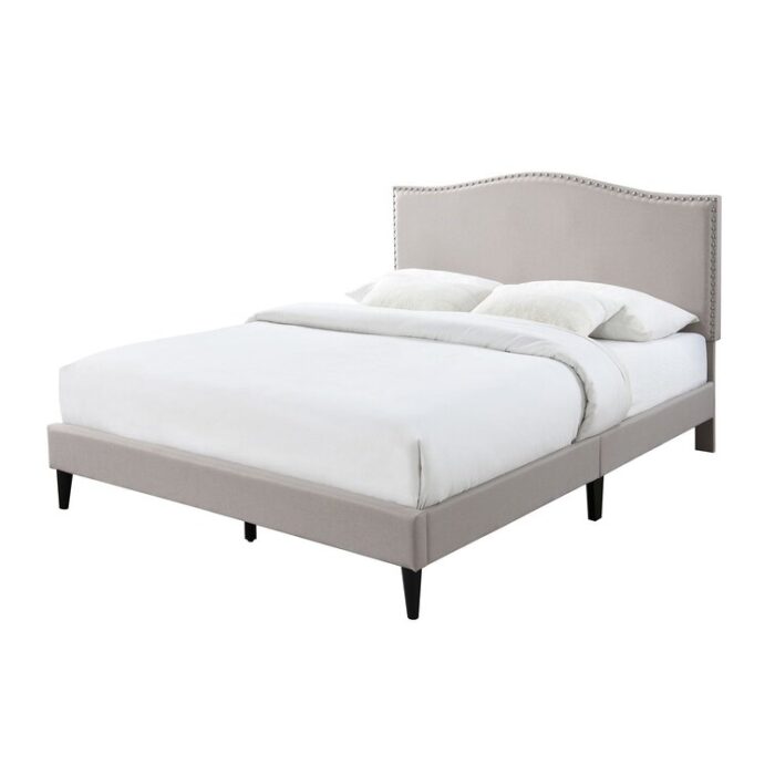 Longmeadow Upholstered Platform Bed - Chic Decora