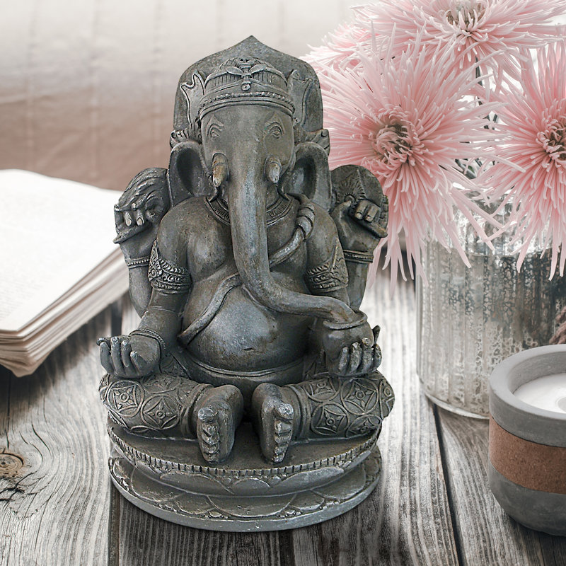 Lord Ganesha Hindu Elephant God Figurine - Chic Decora