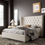 Lunardi Upholstered Wingback Bed - Chic Decora