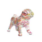 Lurah Expressionist Standing Bulldog – 9″ long - Chic Decora