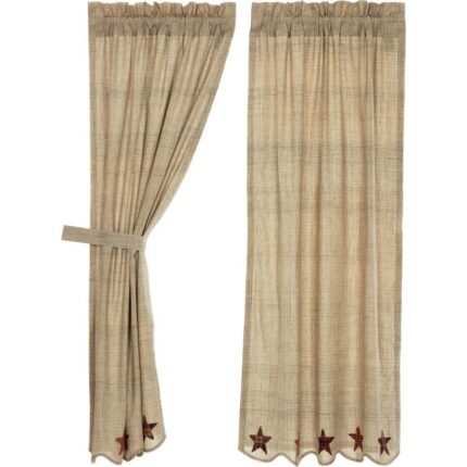 Lydia Cotton Room Darkening Curtain Pair (Set of 2) - Chic Decora