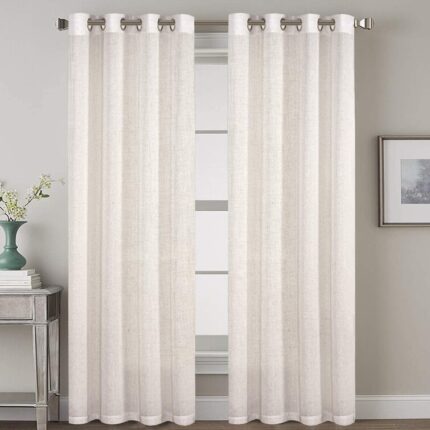 Lush Decor Insulated Knotted Tap Polyester Blackout Curtain Pair (Set of 2) - Chic Decora