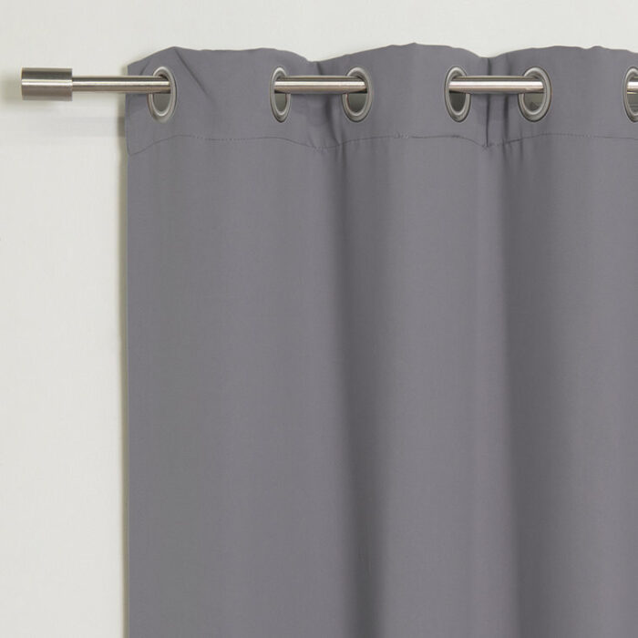 Lympsham Polyester Blackout Curtain Pair (Set of 2) - Chic Decora