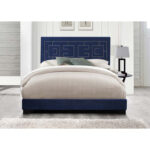 Lyndsi Platform Bed, Upholstered Bed, Bed Frame - Chic Decora