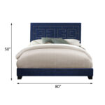 Lyndsi Platform Bed, Upholstered Bed, Bed Frame - Chic Decora