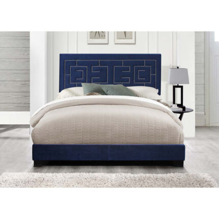 Abdiel Upholstered Platform Bed - Chic Decora