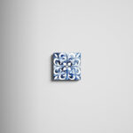 Lysette ” Cobalt Tile II ” by Grace Popp - Chic Decora