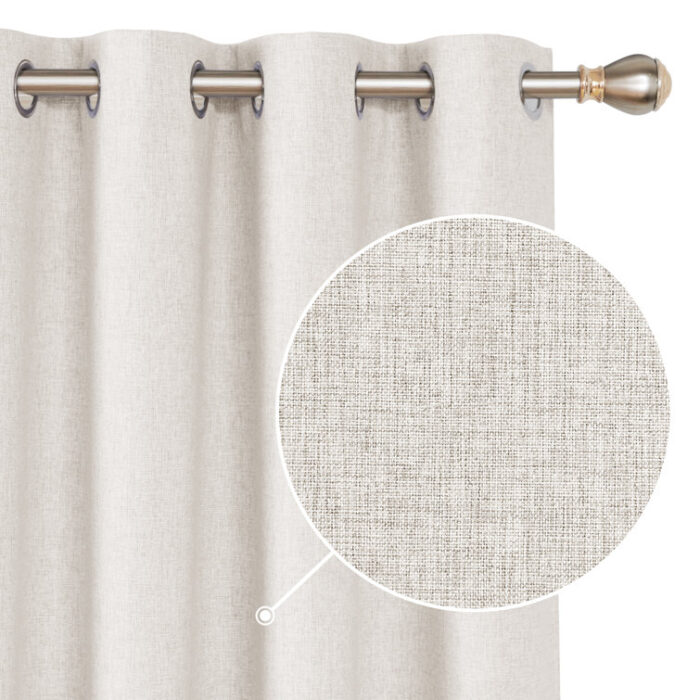 Lythrodontas Polyester Blackout Curtain Pair (Set of 2) - Chic Decora