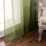 Maaike Crushed Voile Sheer Grommet Curtain (Set of 2) - Chic Decora