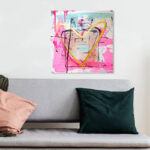 Mademoiselle Remix – Graphic Art on Canvas - Chic Decora