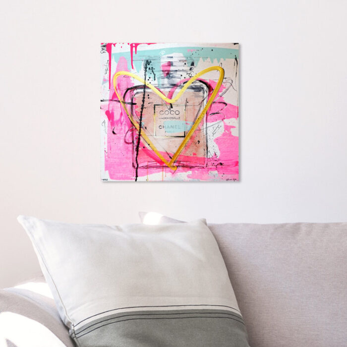 Mademoiselle Remix – Graphic Art on Canvas - Chic Decora