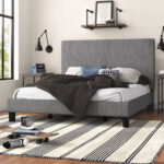 Courtnie Upholstered Standard Bed - Chic Decora