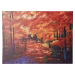 Magical Forest Painting Print on Canvas - Chic Decora