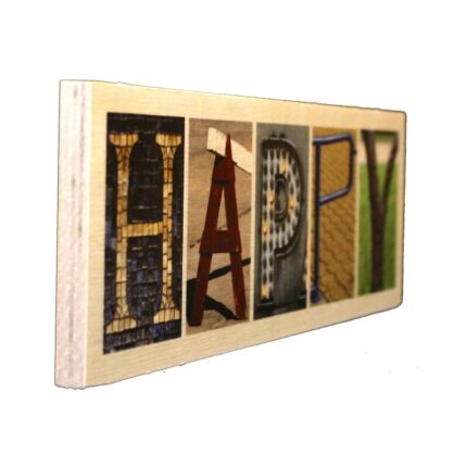 Mahanoy Handmade Text & Numbers Letter Block - Chic Decora