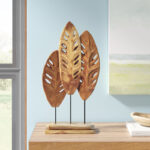 Maltby Leaves Sculpture - Chic Decora