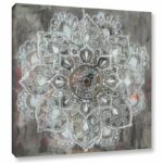 Mandala in Neutral II by Danhui Nai Print on Canvas - Chic Decora