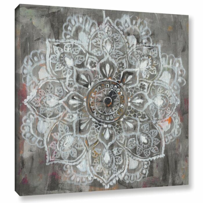 Mandala in Neutral II by Danhui Nai Print on Canvas - Chic Decora