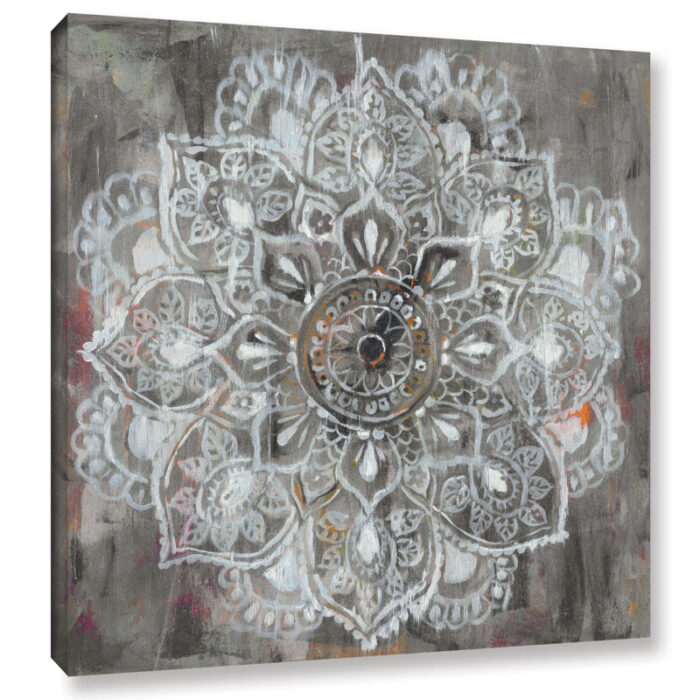 Mandala in Neutral II by Danhui Nai Print on Canvas - Chic Decora