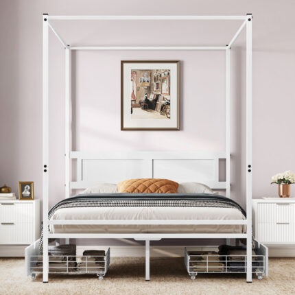 Auerbach Upholstered Bed - Chic Decora