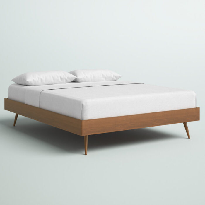 Margo Wood Platform Bed Frame - Chic Decora