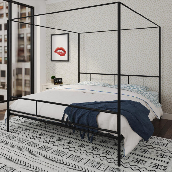 Marion Metal Canopy Bed - Chic Decora