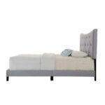 Marjorie Upholstered Scalloped Bed - Chic Decora