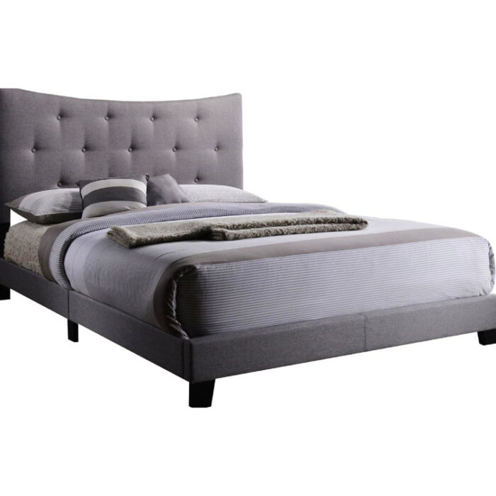 Marjorie Upholstered Scalloped Bed - Chic Decora