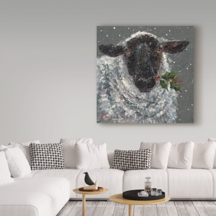 Mary Miller Veazie ” Wren The Christmas Sheep ” by Mary Miller Veazie - Chic Decora