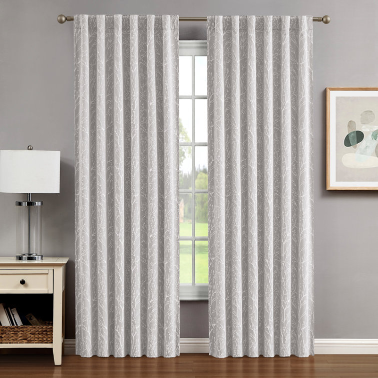 Polyester Semi Sheer Curtain Pair (Set of 2) - Chic Decora