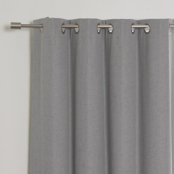 Mattox Polyester Room Darkening Curtain Pair (Set of 2) - Chic Decora