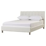 Mcgowen Vegan Leather Platform Bed - Chic Decora