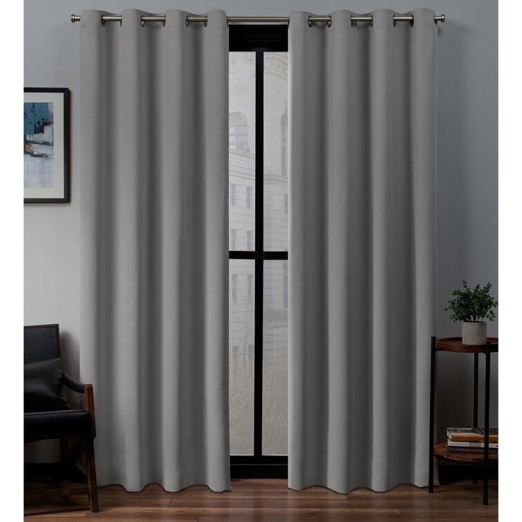 Kristen Polyester Semi Sheer Curtain Pair (Set of 2) - Chic Decora