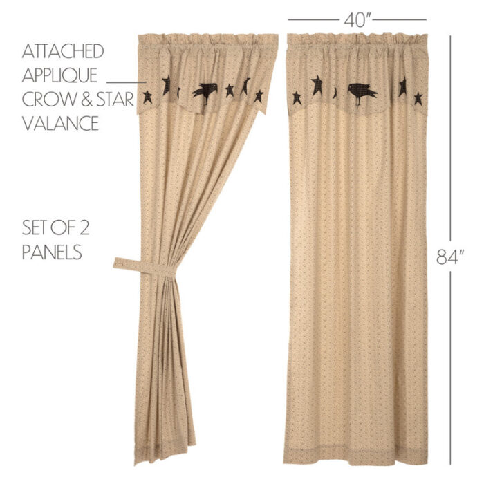 Meacham Cotton Room Darkening Curtain Pair (Set of 2) - Chic Decora