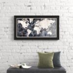 Mehdi ” Old World Map Blue “ - Chic Decora