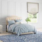 Mellville Upholstered Standard Bed - Chic Decora