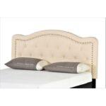 Mellville Upholstered Standard Bed - Chic Decora