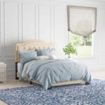 Mellville Upholstered Standard Bed - Chic Decora