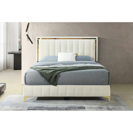 Upholstered Wingback Bed - Chic Decora