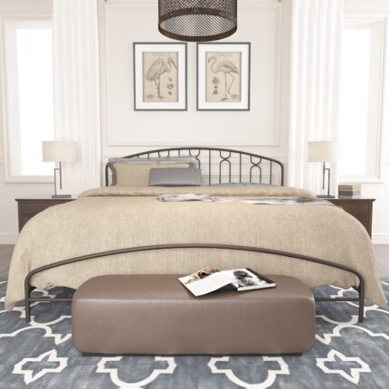 Upholstered Wingback Storage Bed - Chic Decora