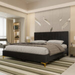 Mercer41 Leeron Velvet Bed. - Chic Decora