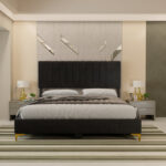 Mercer41 Leeron Velvet Bed. - Chic Decora