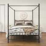 Metal Canopy Bed - Chic Decora